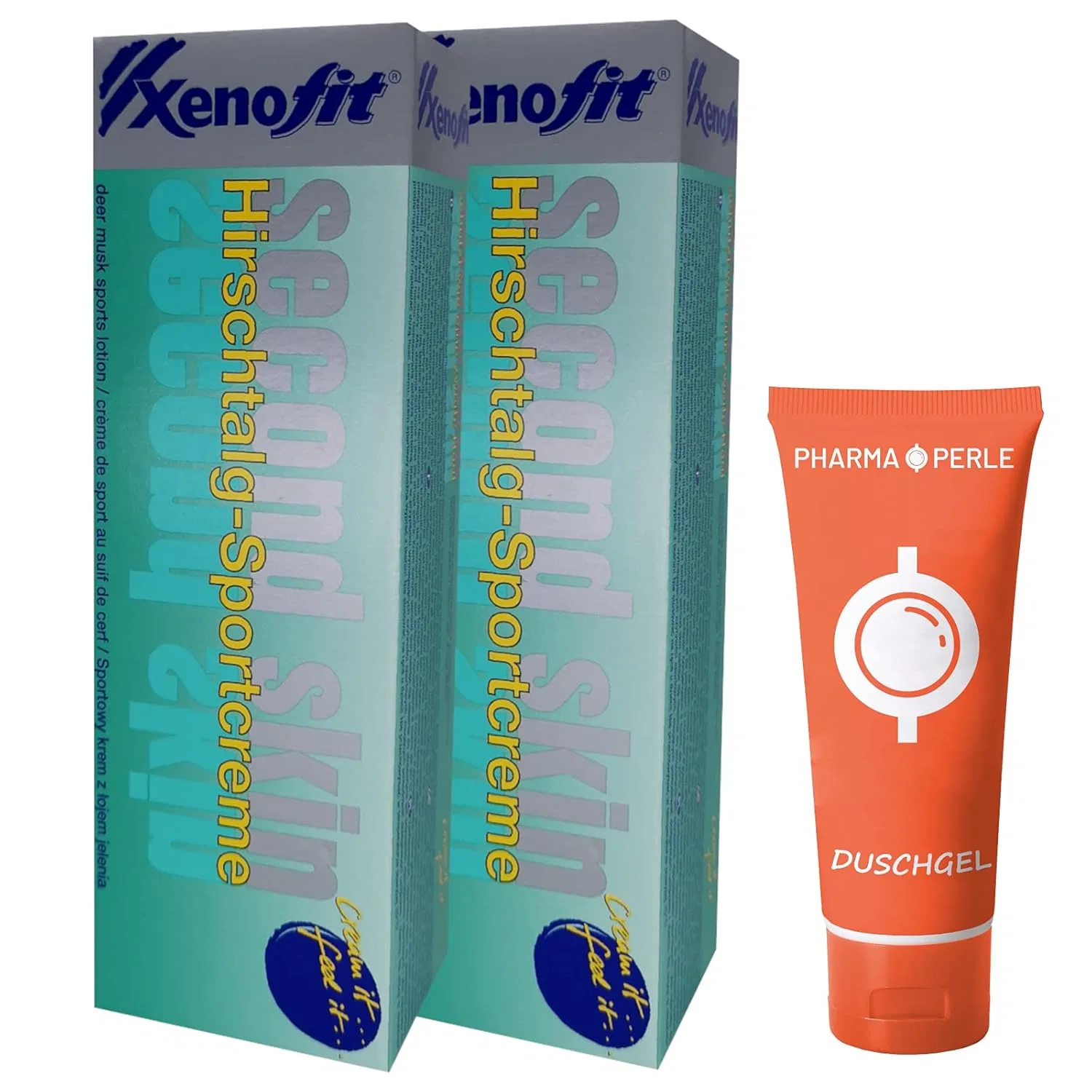 Спортивный крем Second Skin Plus, PHARMA PERLE, набор 2 шт по 125 мл