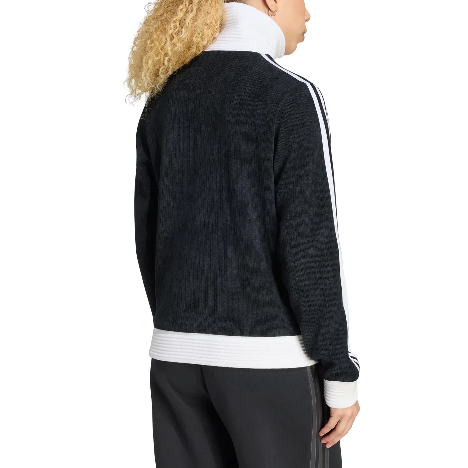 Женская куртка Jennie Fan Og Track Top Asia Sizing 'Black' adidas, черный — фото 2