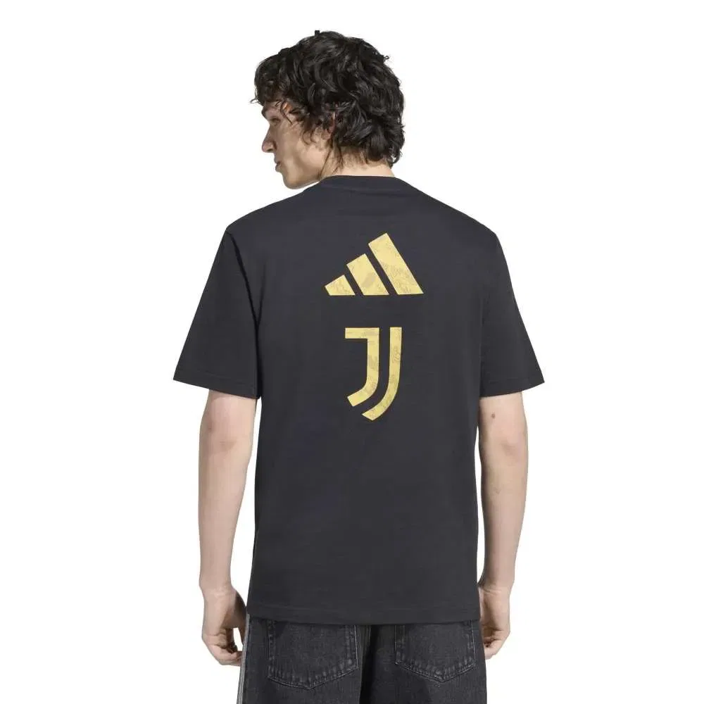 Мужская футболка с принтом Juventus Turin Seasonal Graphic Adidas, Black — фото 2