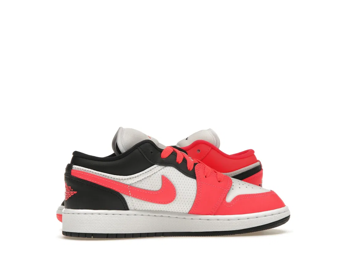 Детские кроссовки Lifestyle с контрастными элементами Jordan 1 Low SE Jordan, Infrared 23/White/Black — фото 3