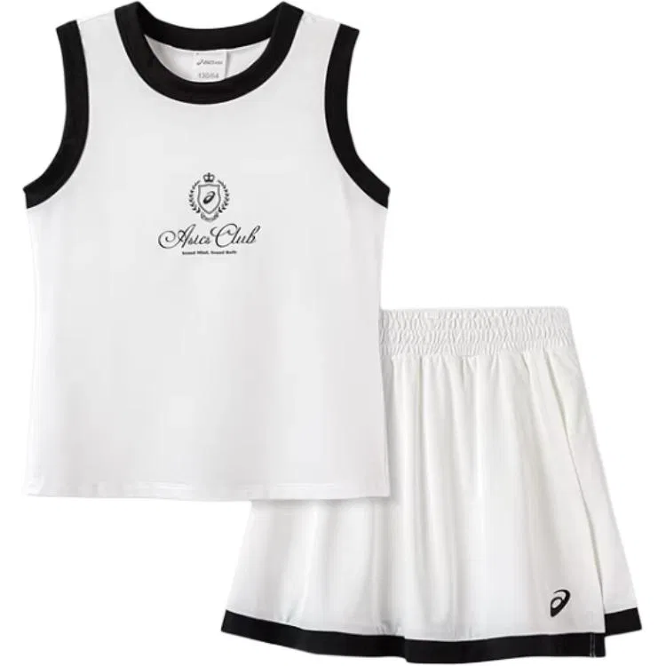 Детский комплект из двух предметов ASICS White