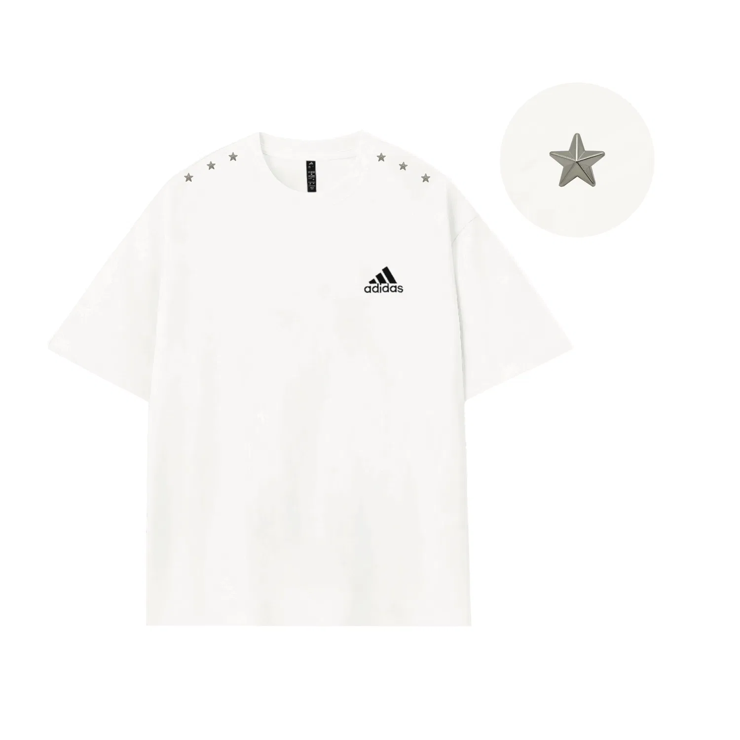 Футболка Adidas MUST HAVES белая с Exclusive Shopping Bag принтом — фото 3