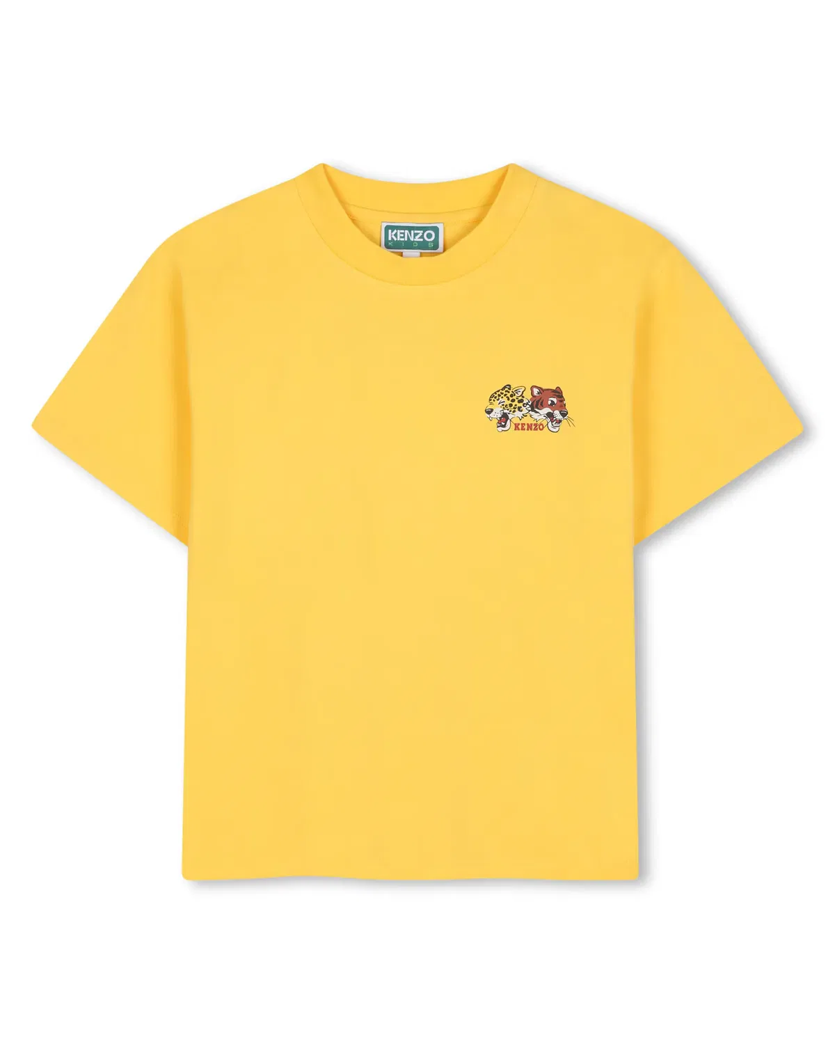 Детская футболка для мальчиков с принтом Kenzo Kids, Yellow