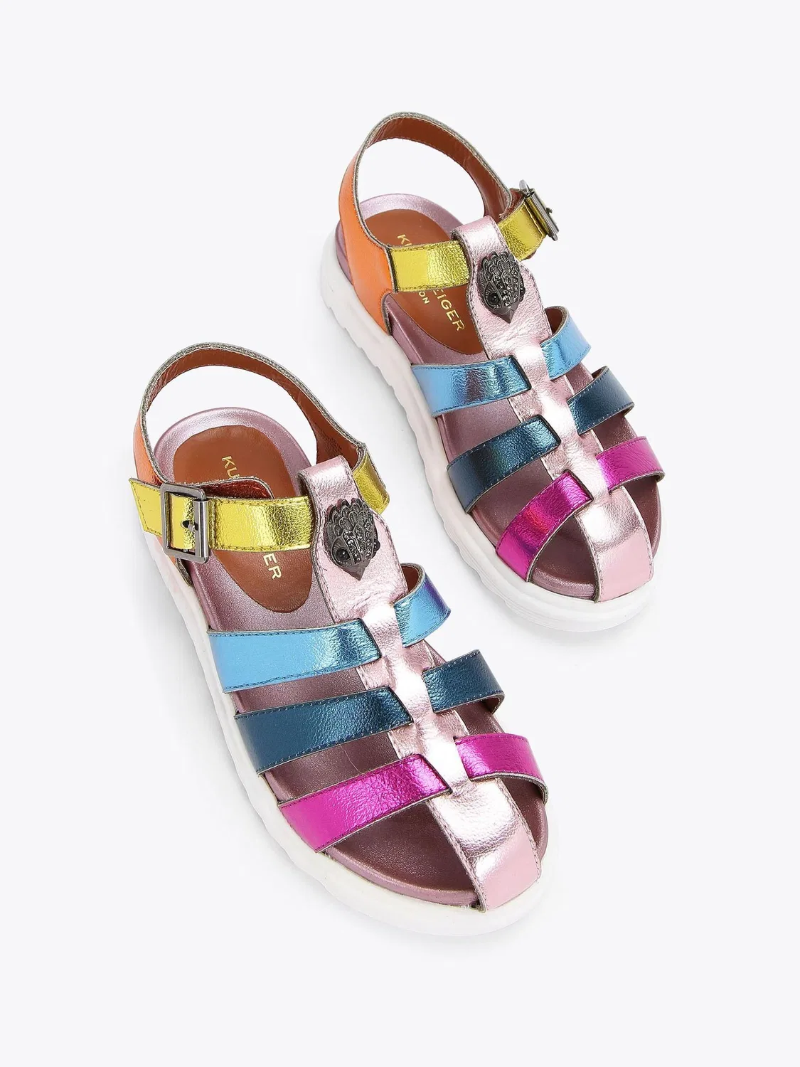Сандалии Mini Fisherman Kurt Geiger London, розовый — фото 2