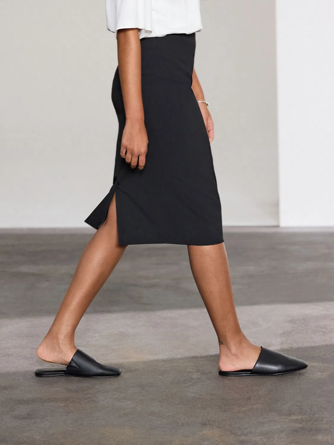 Юбка-карандаш Tailored Pencil Skirt Next, черный — фото 3