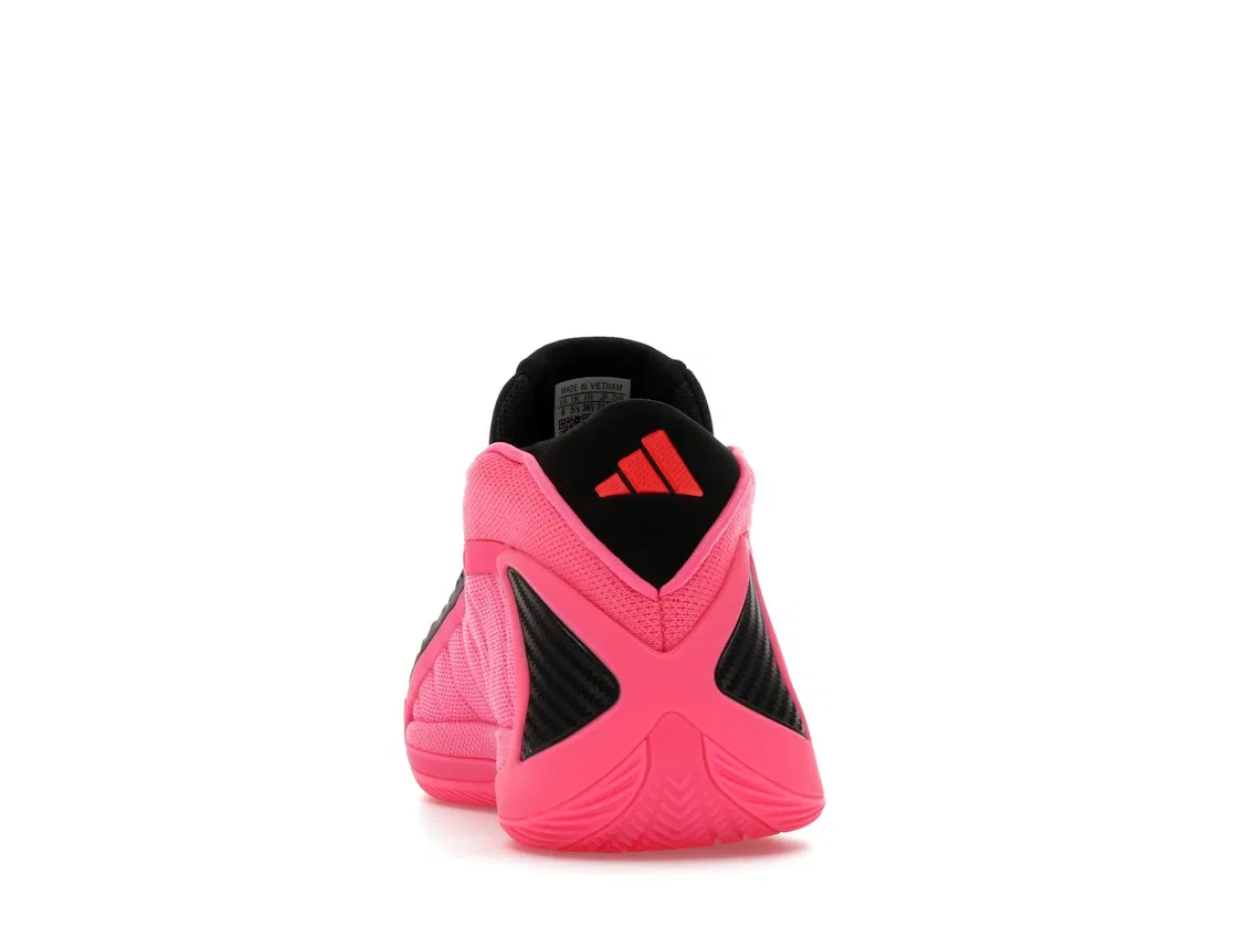 Детские кроссовки для мальчиков с перфорированным верхом Adidas AE 2, Lucid Pink Core Black Lucid Red — фото 4