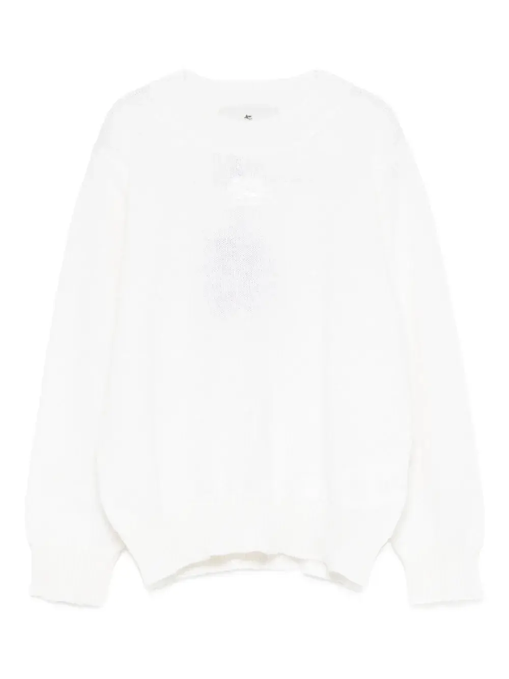 

Свитер с круглым вырезом Etro Kids, слоновая кость