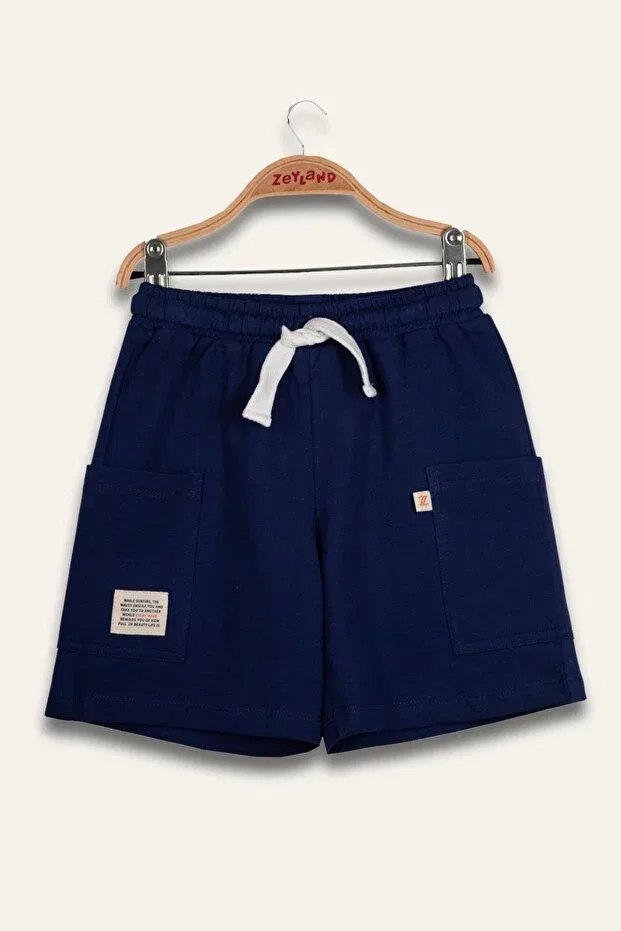 Детские шорты для мальчиков хлопковые Generic Brands, Navy Blue