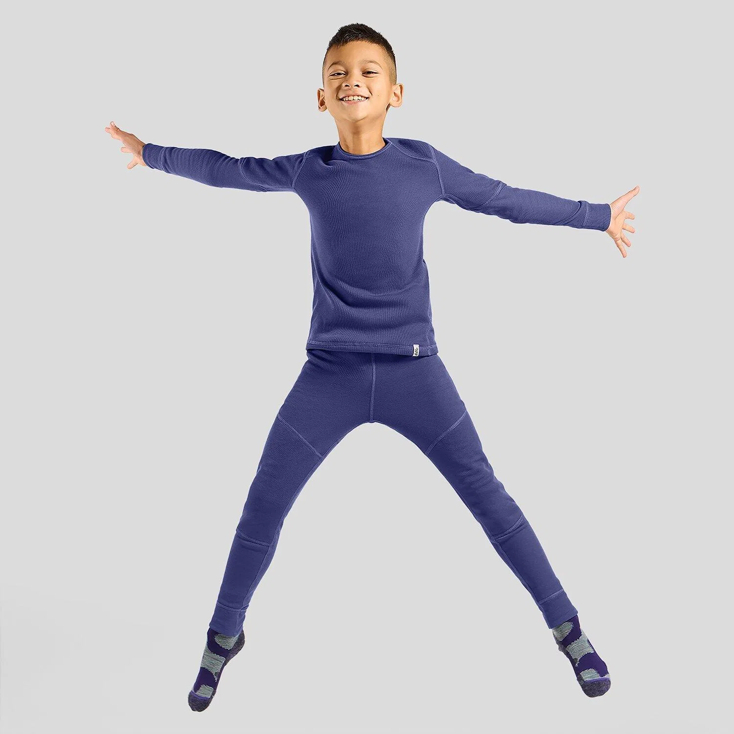Детские леггинсы Active X-Warm Kids Odlo, Blau — фото 3