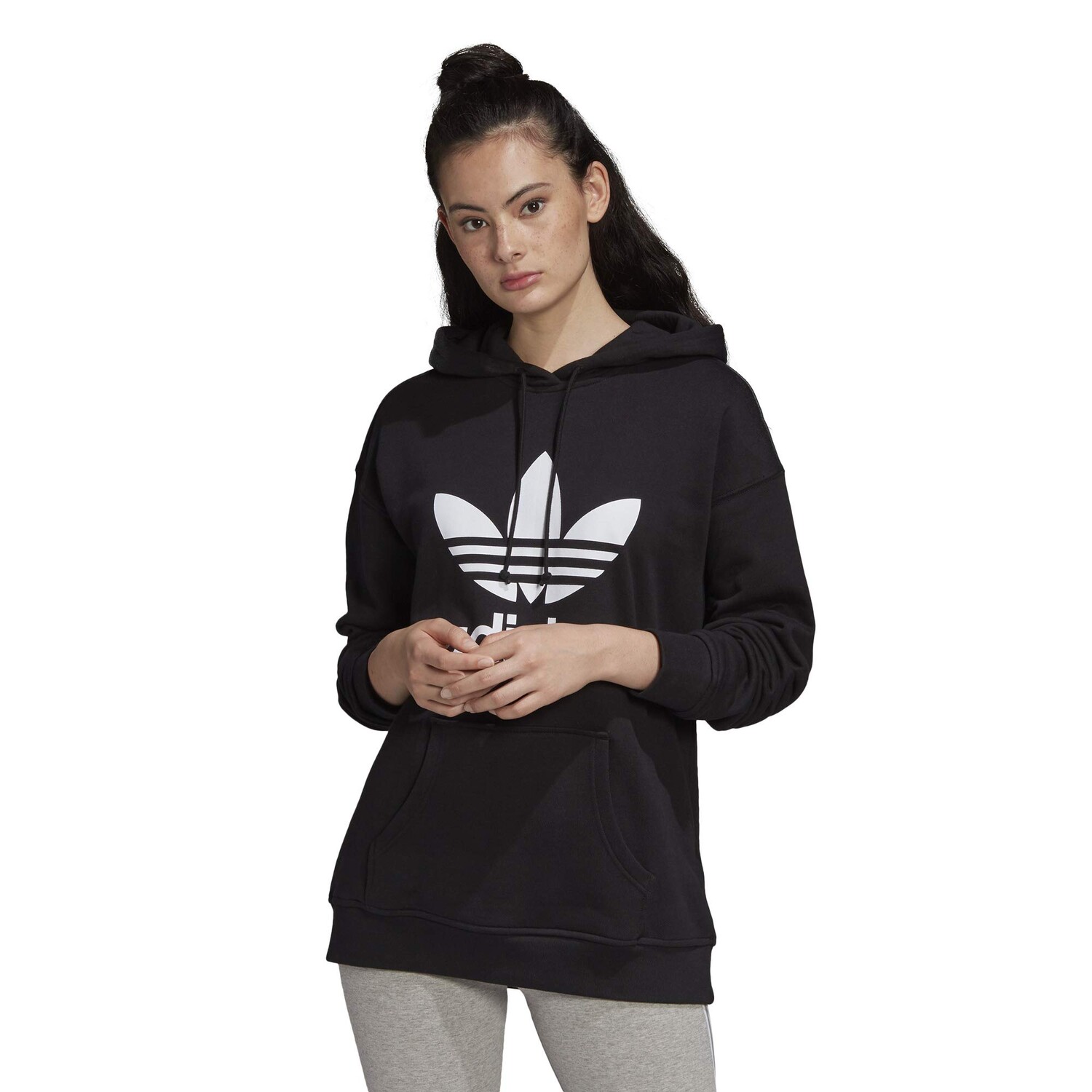 

Женская толстовка Adidas Originals Trefoil, черный