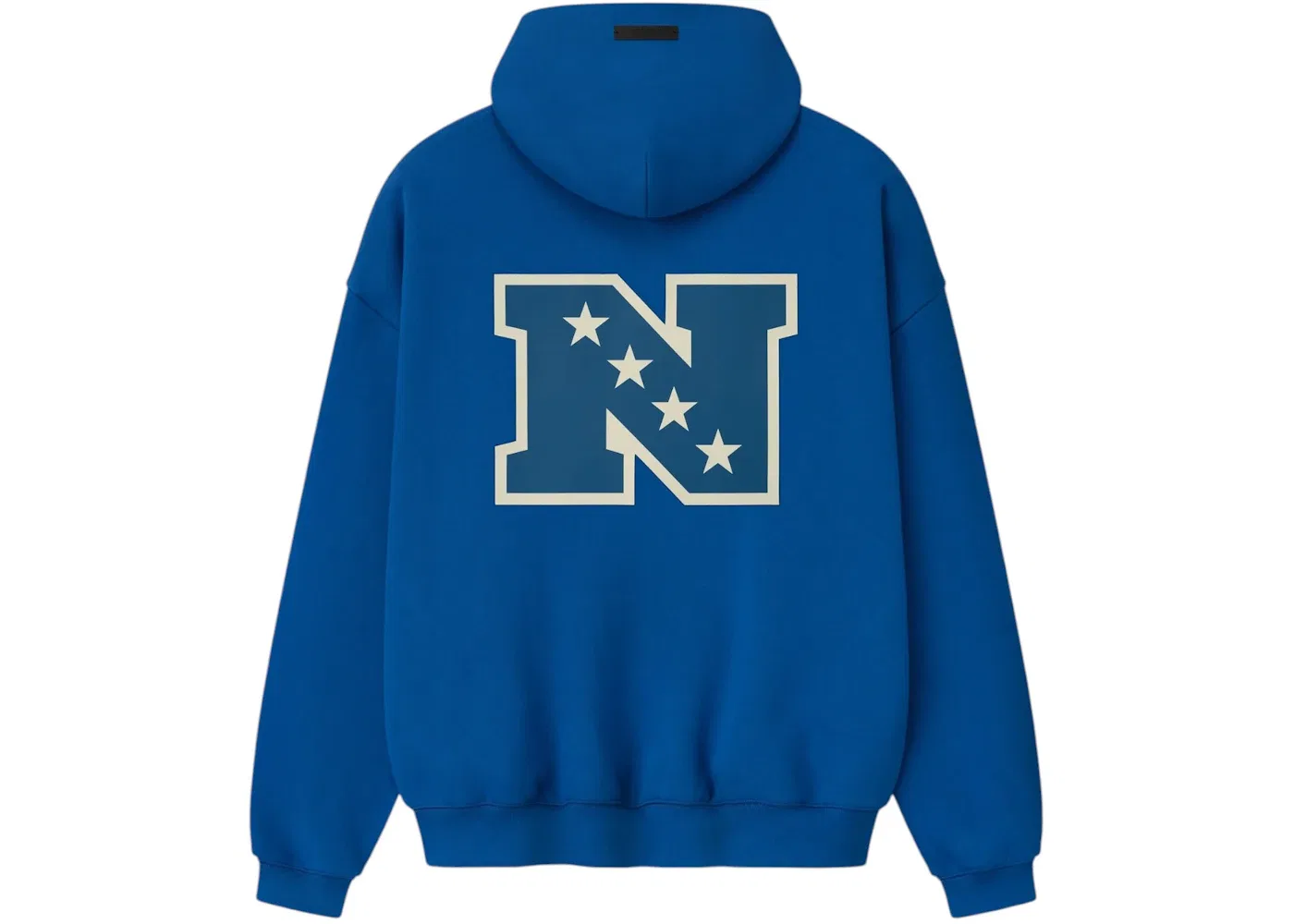 Мужской худи с принтом Fear of God Essentials National Sport Hoodie, Blue — фото 2