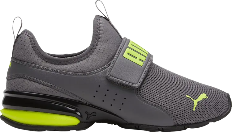

Кроссовки Puma Axelion Slip-On Big Kid Castlerock Lime, серый