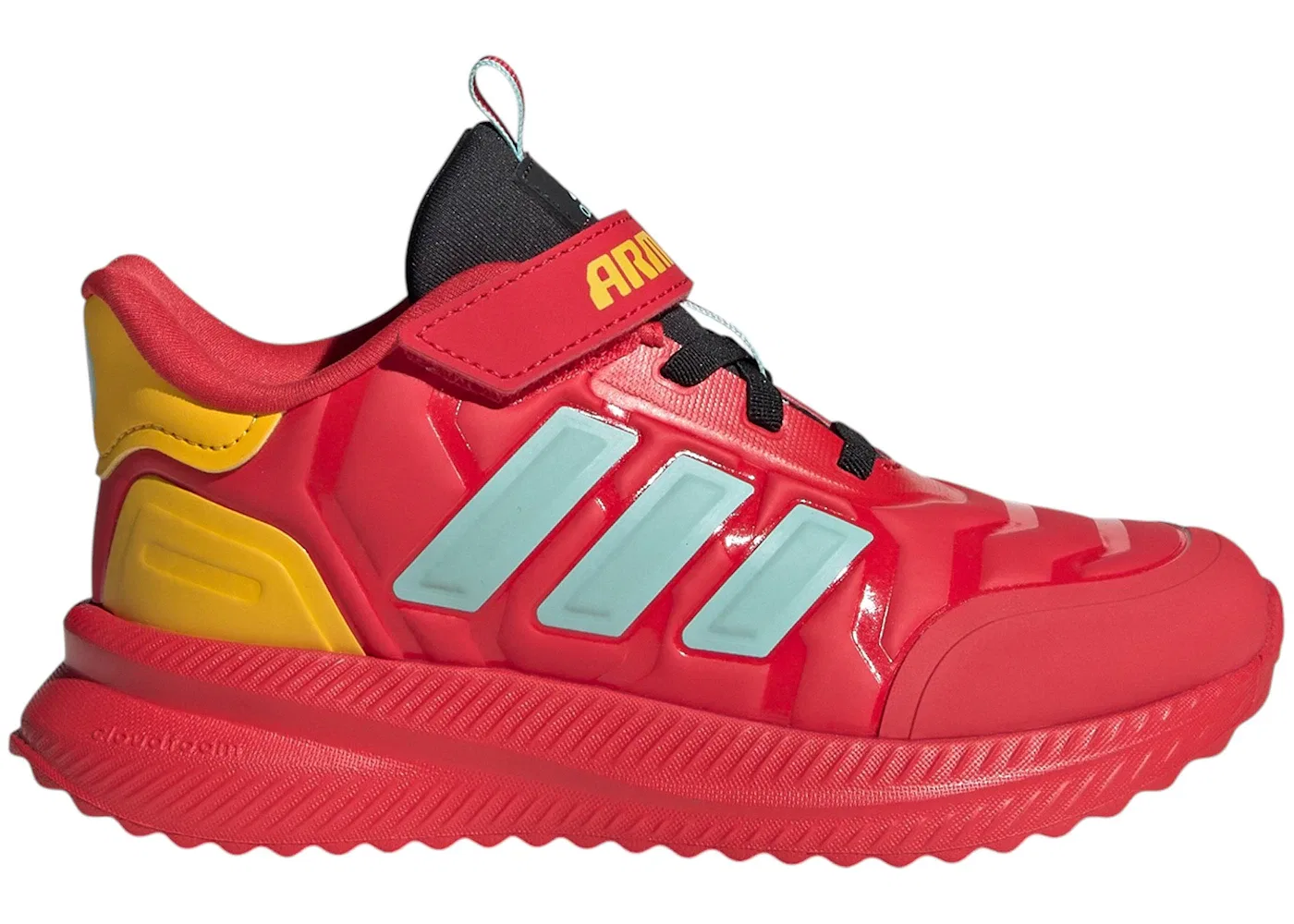 Детские Кроссовки Повседневные Adidas X_PLR PATH Marvel Iron Man (PS), Pure Ruby/Clear Aqua/Bold Gold