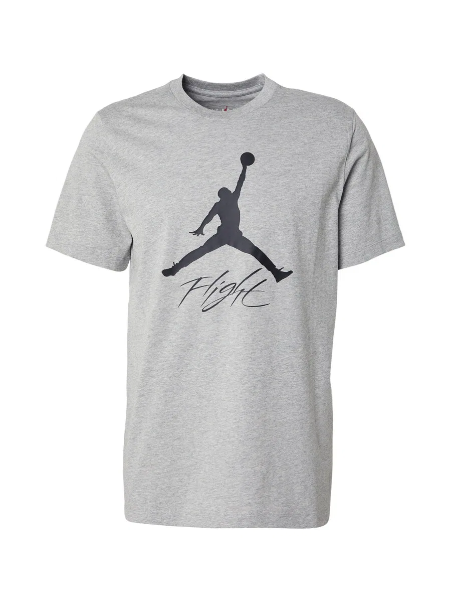 Футболка Jordan 'JUMPMAN FLIGHT' серого цвета