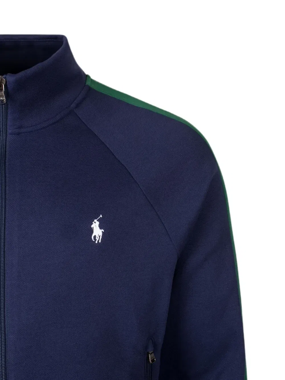 Спортивная куртка с вышитым логотипом Polo Ralph Lauren, синий — фото 4