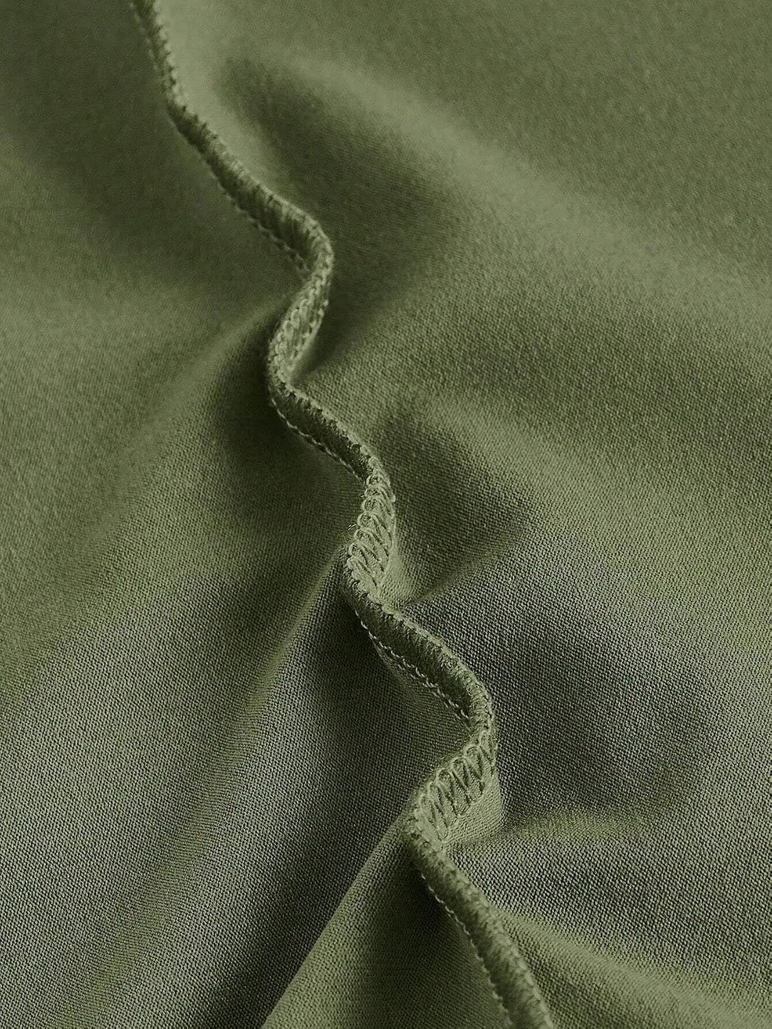 Женское пляжное платье с рюшами и ярусами Claiyi, Army Green — фото 3
