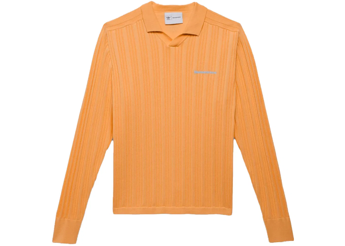 Детский лонгслив с принтом Pharrell Williams Knit Long Sleeve Jersey Adidas, Hazy Orange