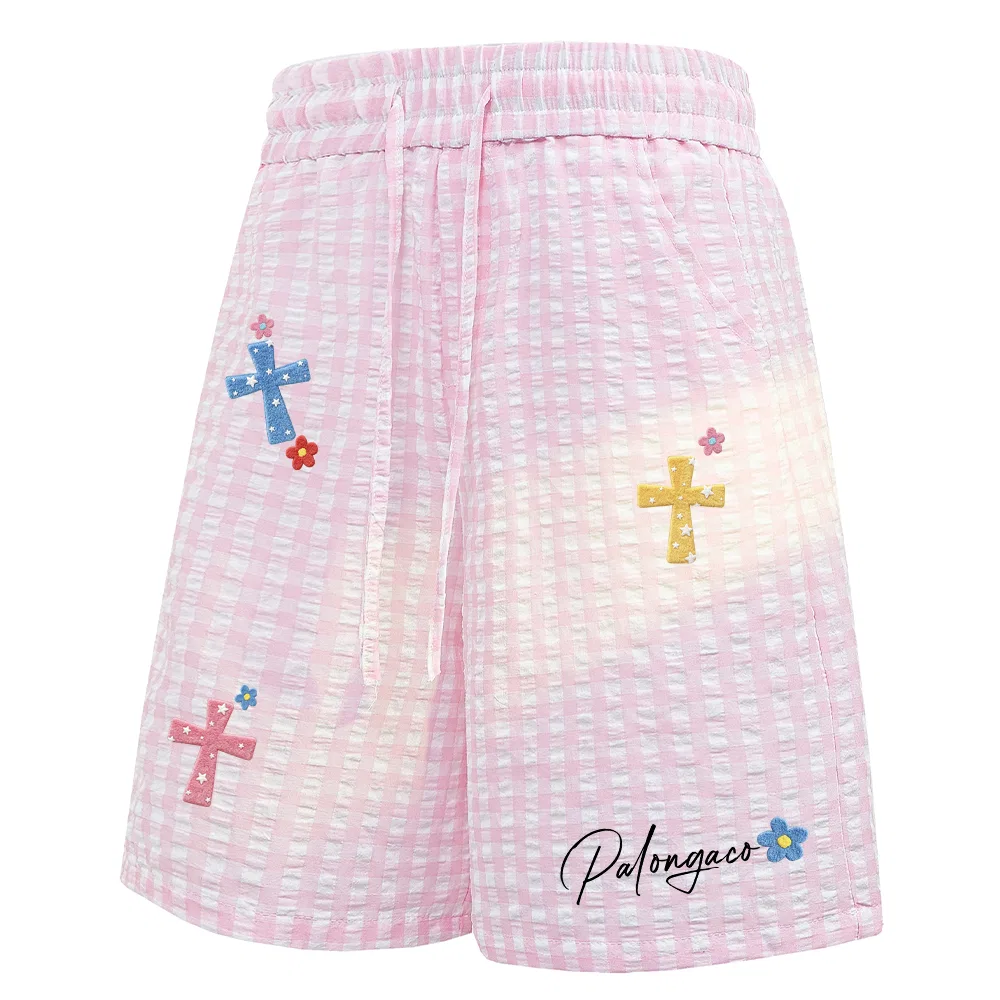 Шорты повседневные детские прямого кроя Casual Shorts PAL ONGACO, Pink