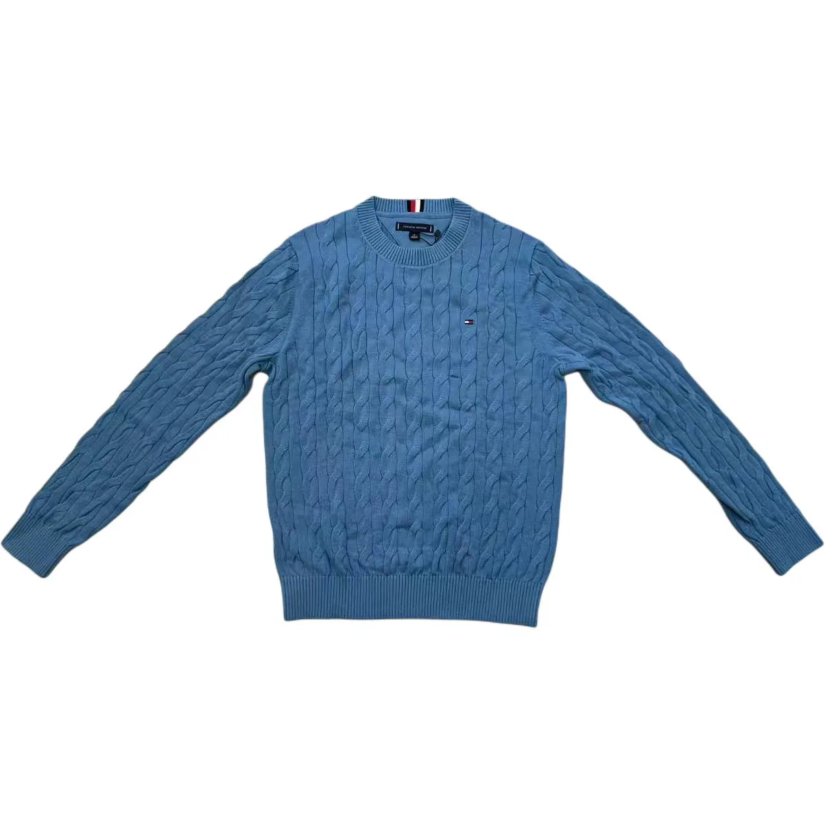 Мужской свитер с круглым вырезом Haze Blue Tommy Hilfiger