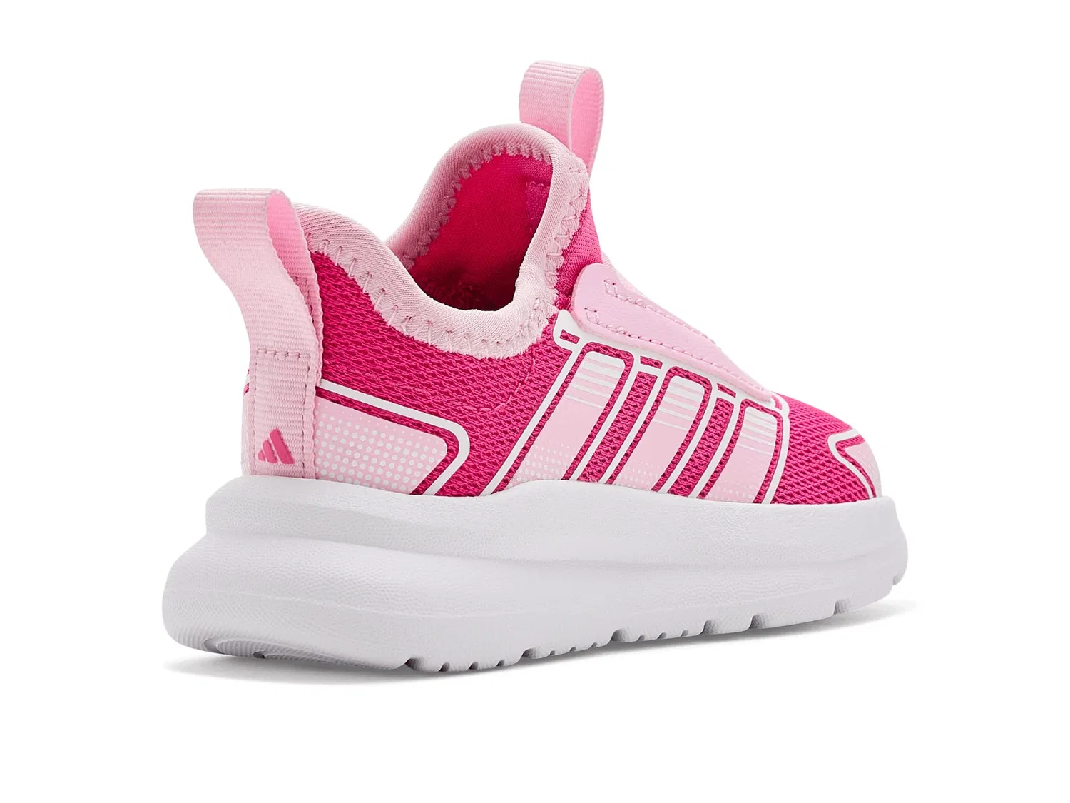 Кроссовки Tensaur Comfort 2 (для младенцев и малышей) Adidas Kids, Pink Fusion/Clear Pink/White — фото 4