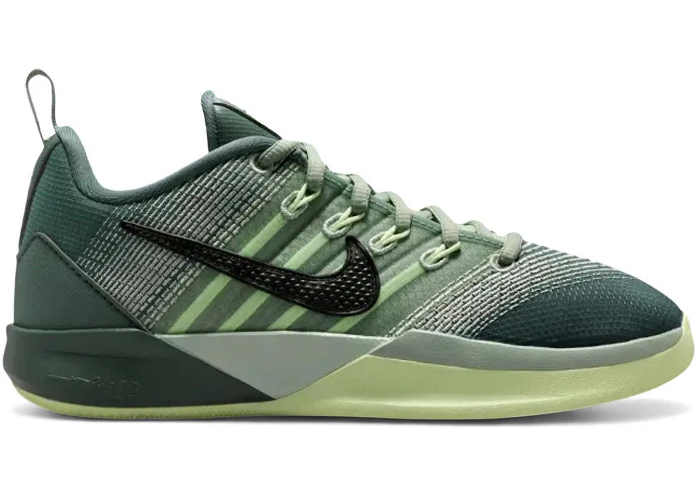 Детские кроссовки для девочек Nike Sabrina 3, Clay Green/Sequoia/Seafoam/Volt Tint
