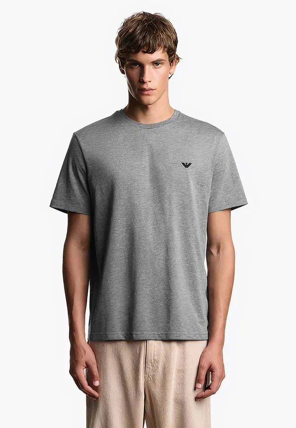 Футболка для тренировок на выносливость (2 шт.) Emporio Armani, синий/серый