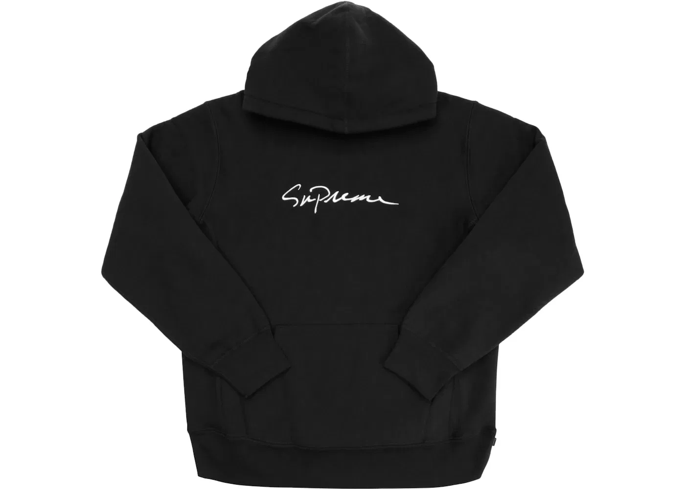Мужской худи с принтом Supreme Classic Script Supreme, Black