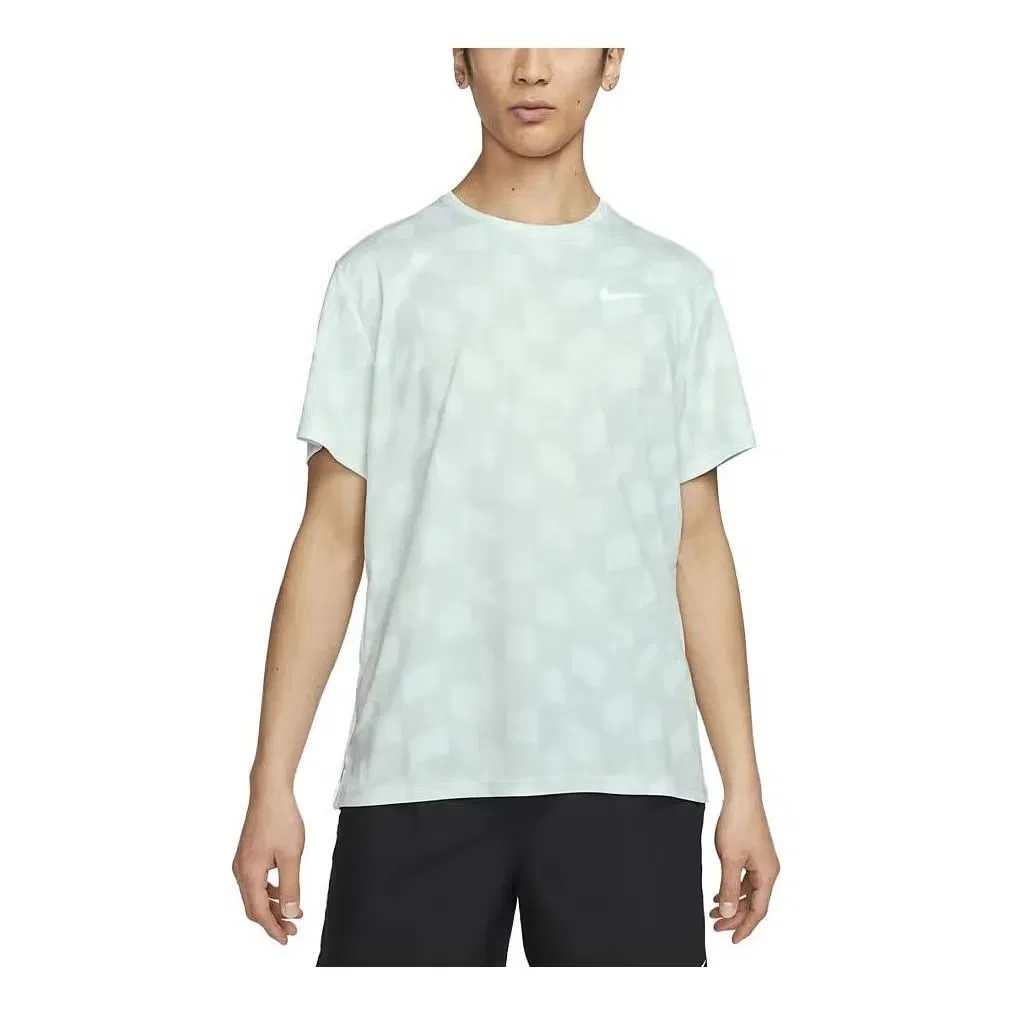 Футболка с коротким рукавом Dri-FIT Miler Nike, зеленый