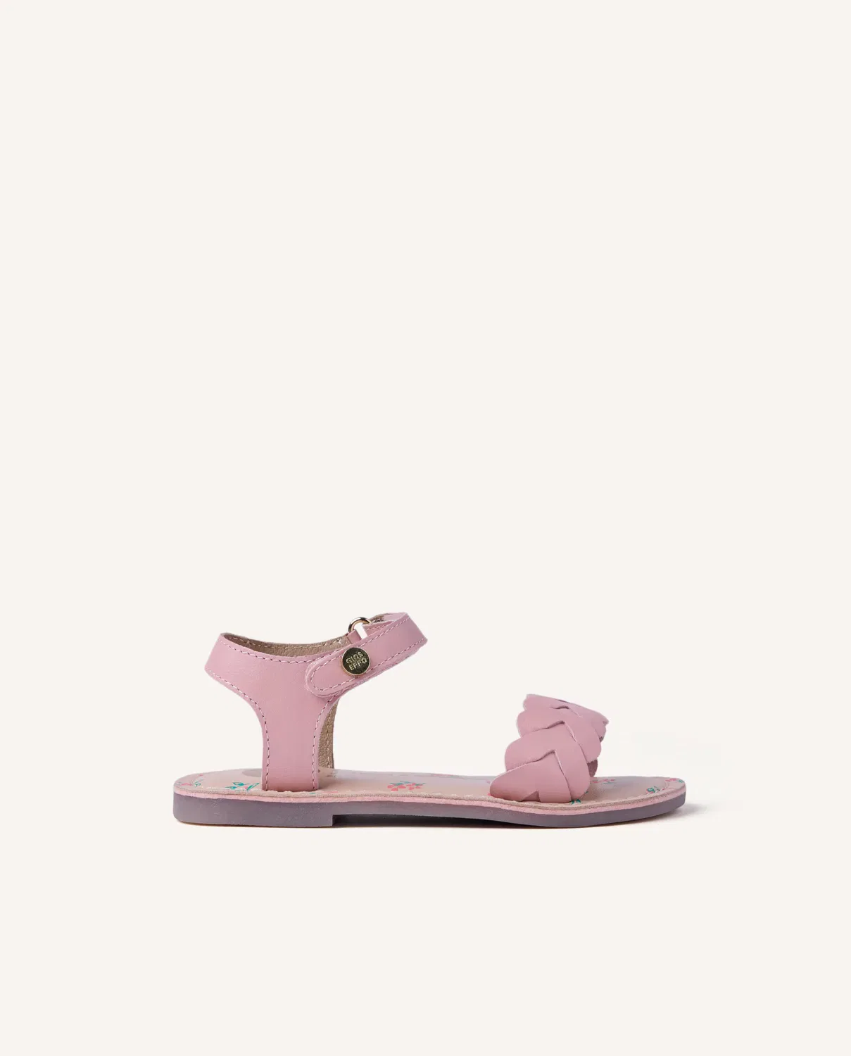 Детские сандалии для девочек с плетением Gioseppo, Rosa Pastel