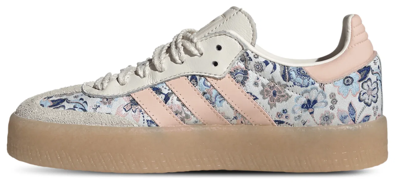 Кроссовки для мальчиков Sambae Adidas Originals x Liberty London, цвет Off White/Blush Pink — фото 2