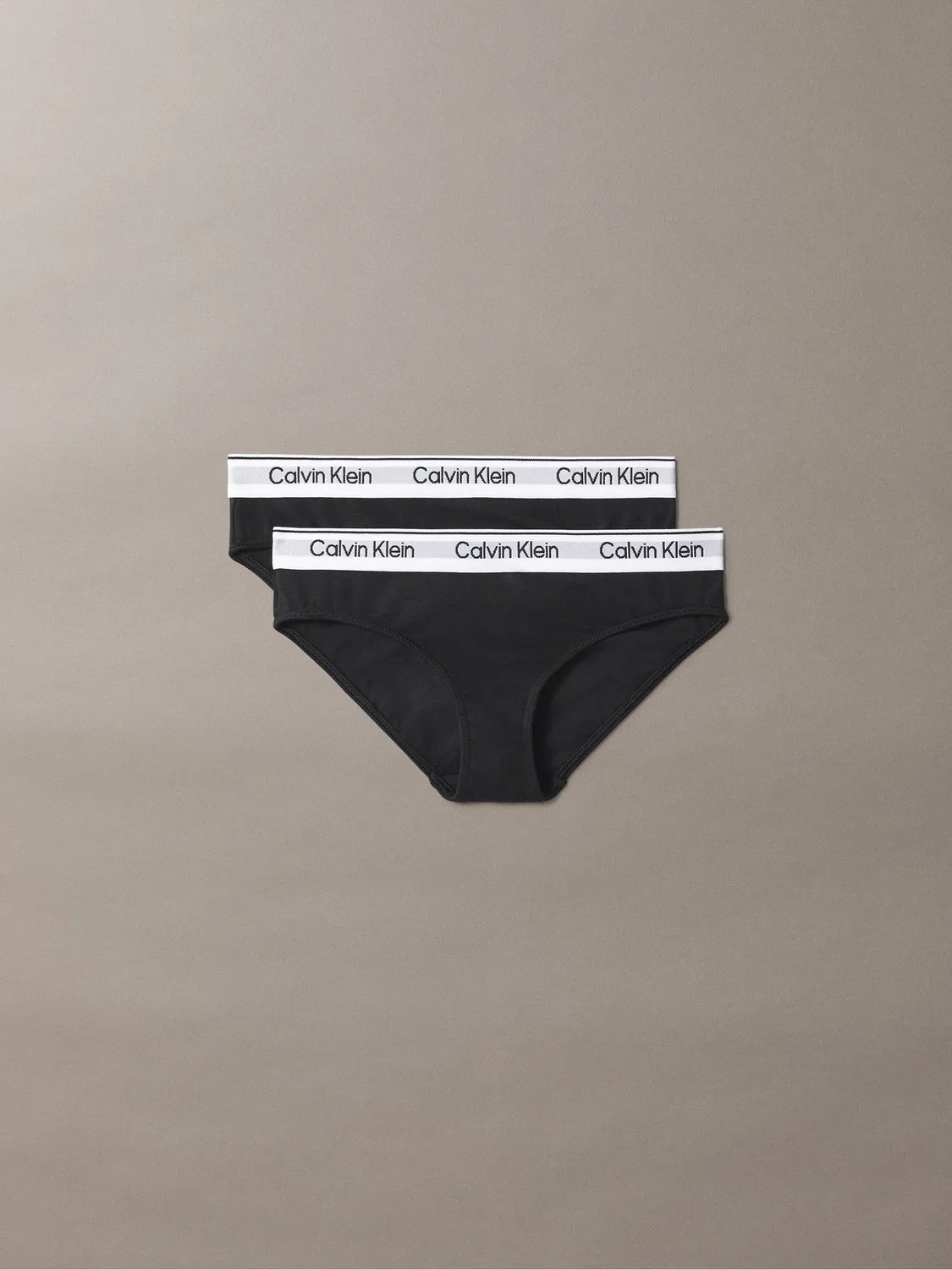 Бикини Calvin Klein Black Modern Cotton, 2 шт, черный — фото 4