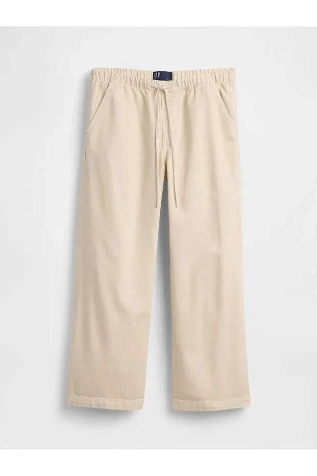 Женские джинсы свободного кроя с низкой посадкой Gap, Cream-000 — фото 2