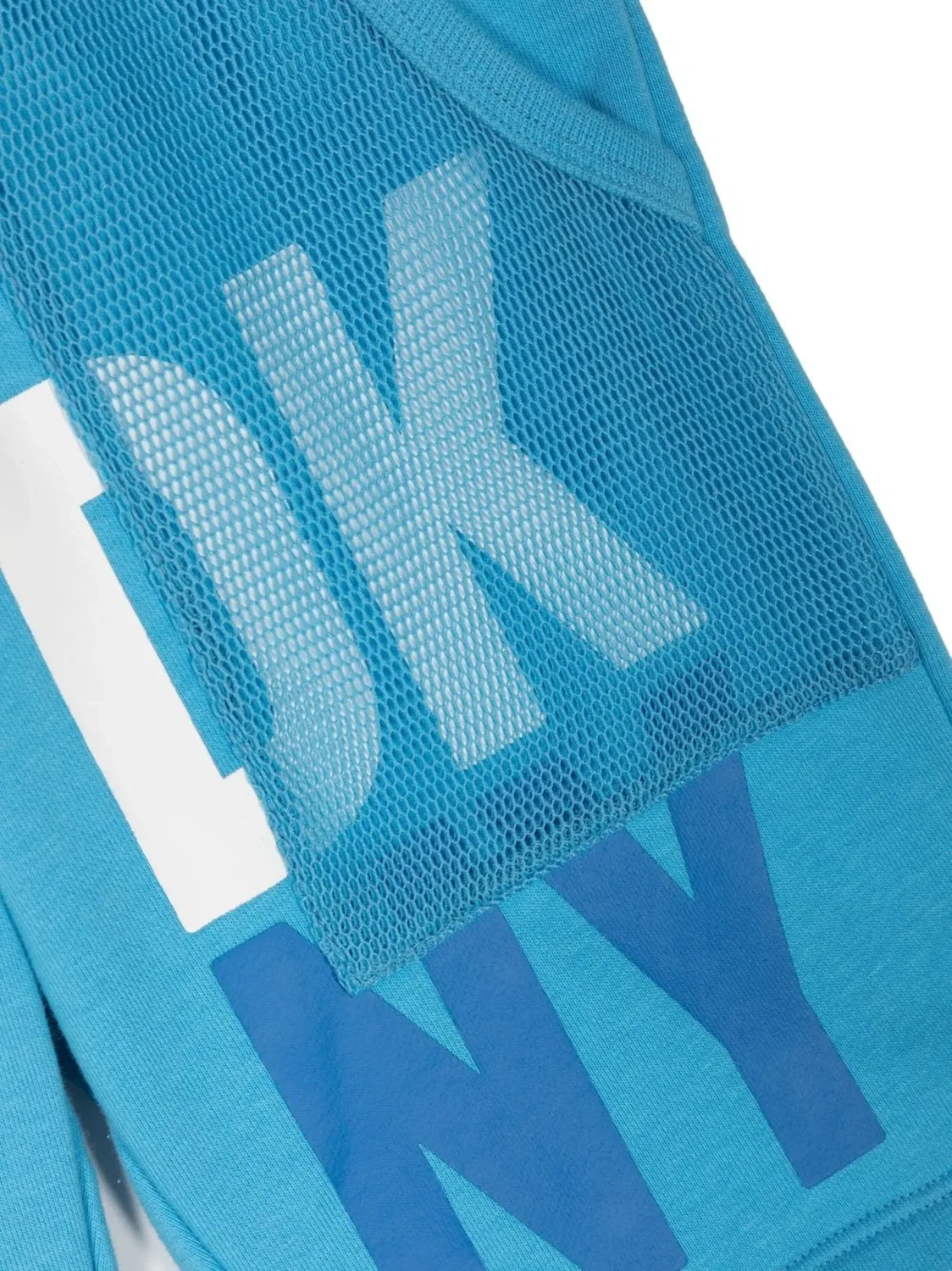Шорты с логотипом для мальчиков DKNY, синий — фото 3