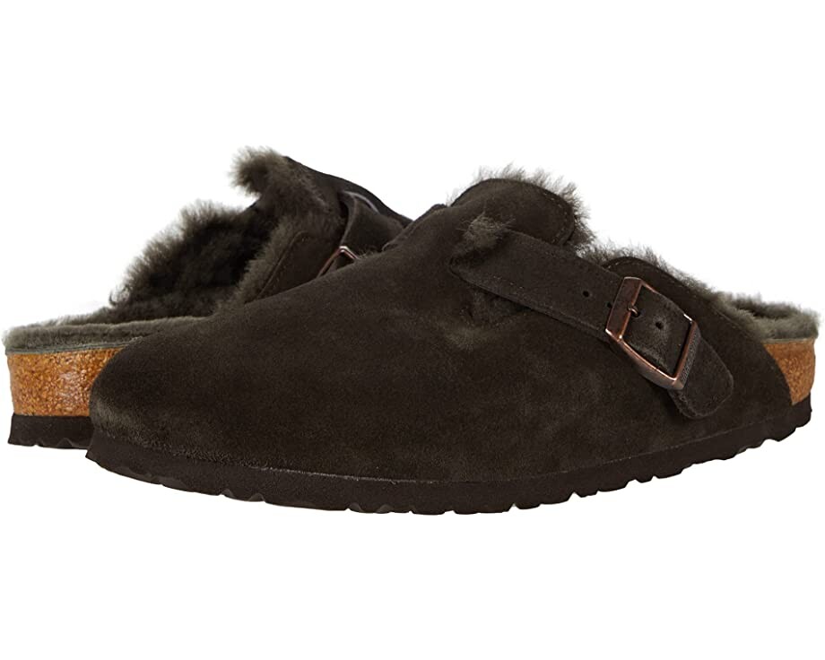 

Сабо Boston Shearling Birkenstock, мокко