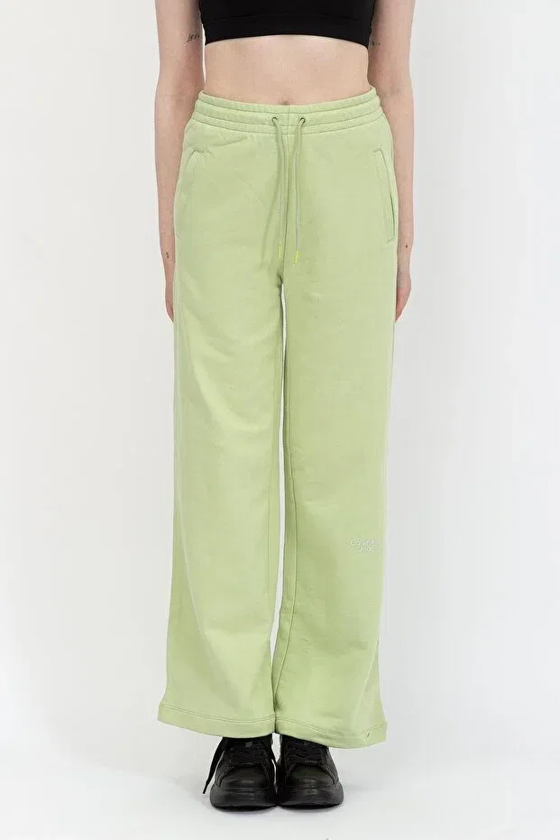 Женские широкие джоггеры с принтом Calvin Klein, Green
