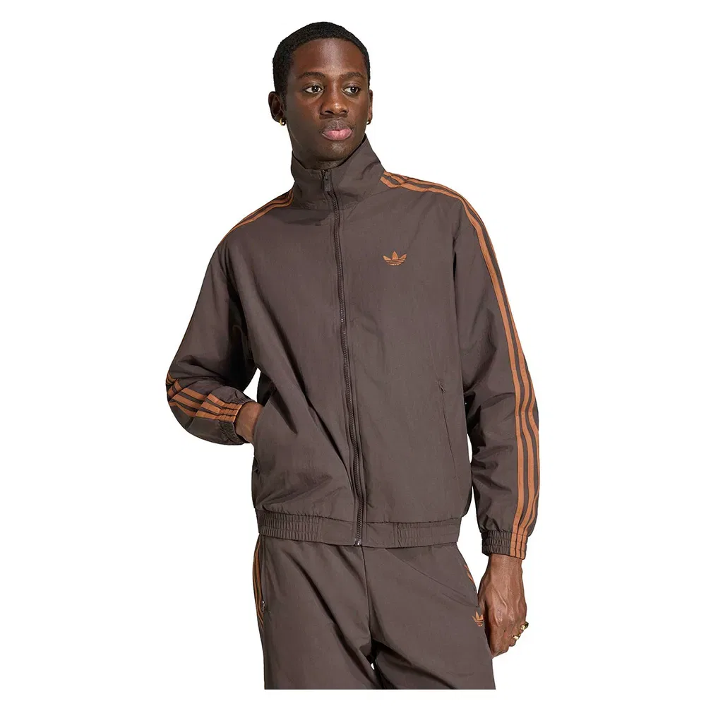 Толстовка на молнии Firebird Woven Adidas Originals, серый