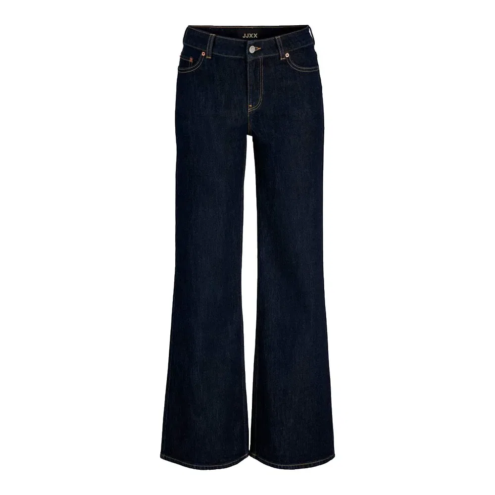Детские джинсы клеш с высокой посадкой Rome C248 Flare Fit JJXX Jack & jones, Blue — фото 3