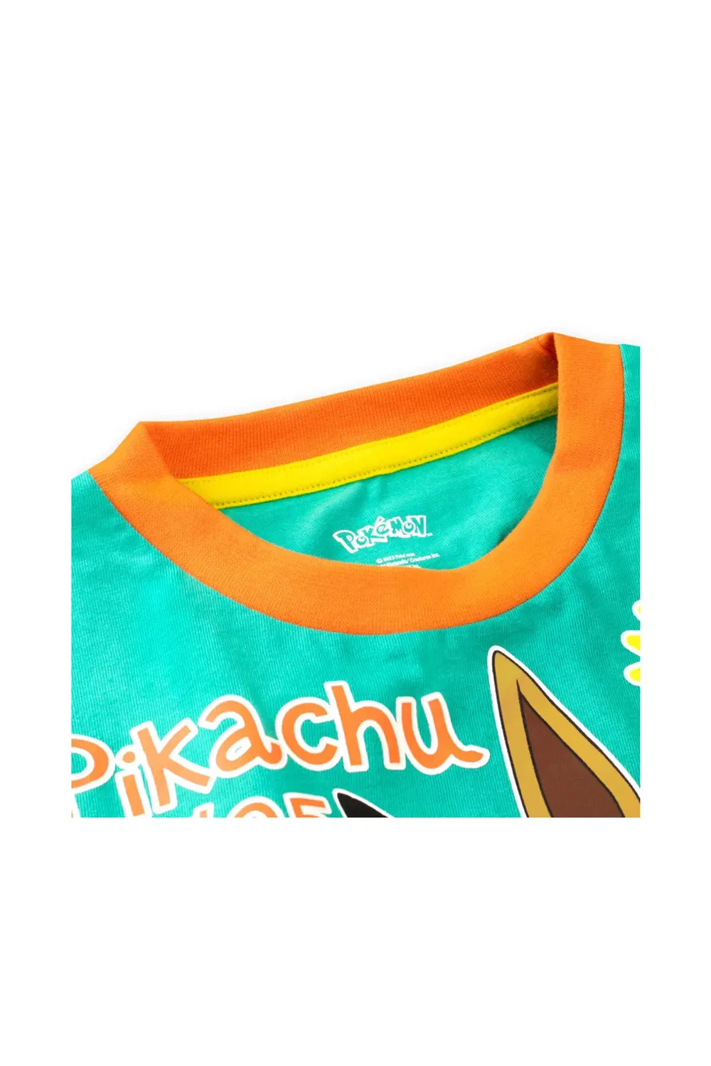 Пижама с принтом Pikachu and Eevee Pokemon, Green — фото 4