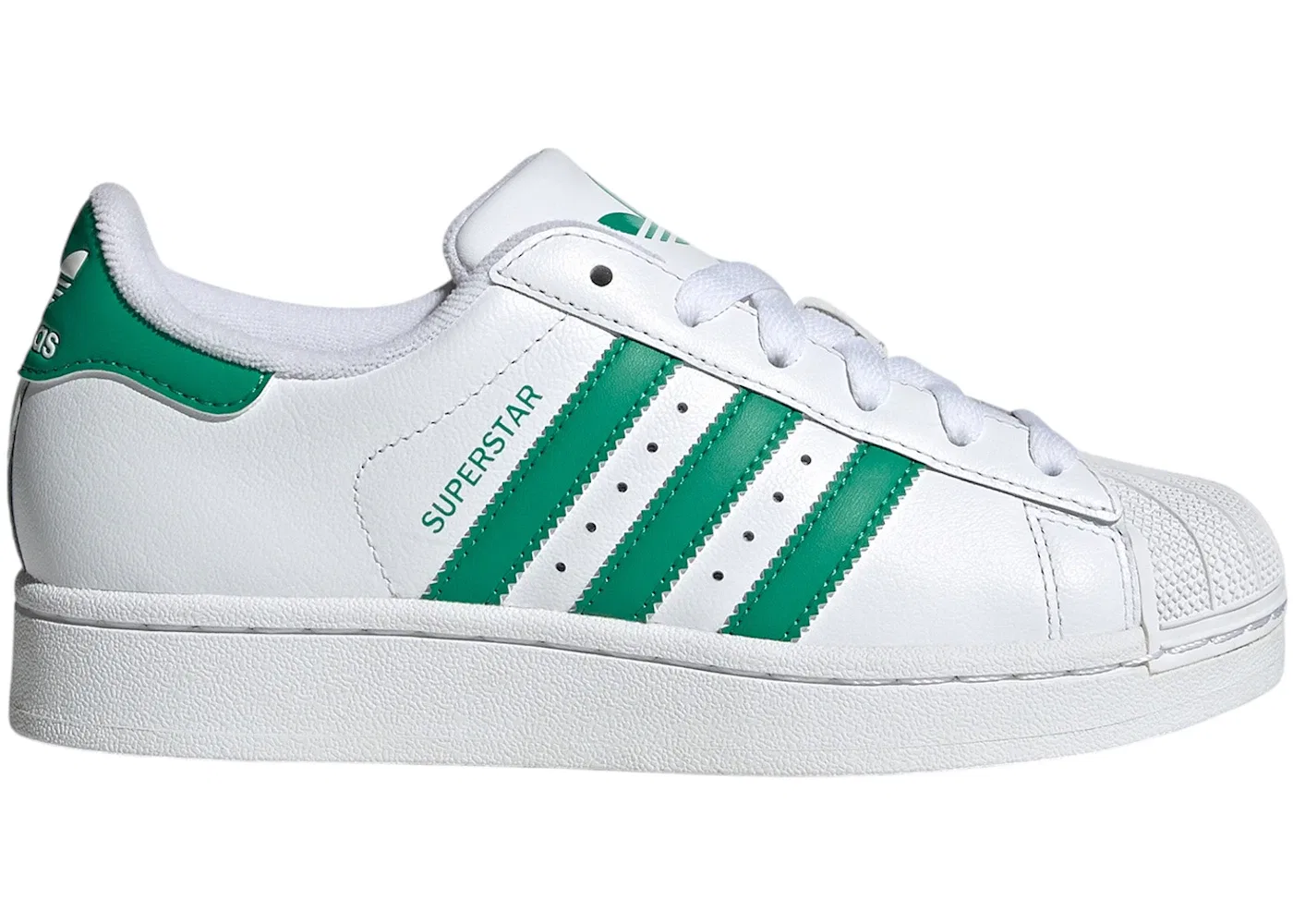 Детские кроссовки Lifestyle Adidas Superstar II Cloud White/Court Green/Court Green