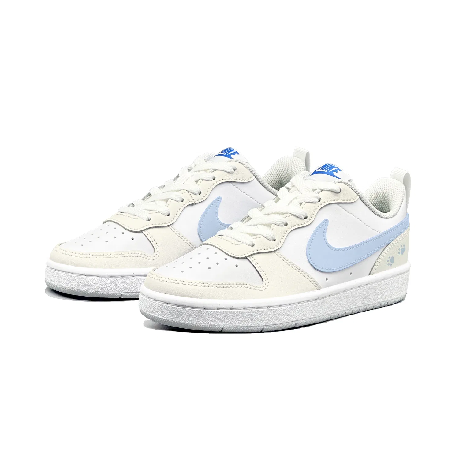 Детские кроссовки для скейтбординга с принтом Court Borough 2 Nike, Light Yellow — фото 4