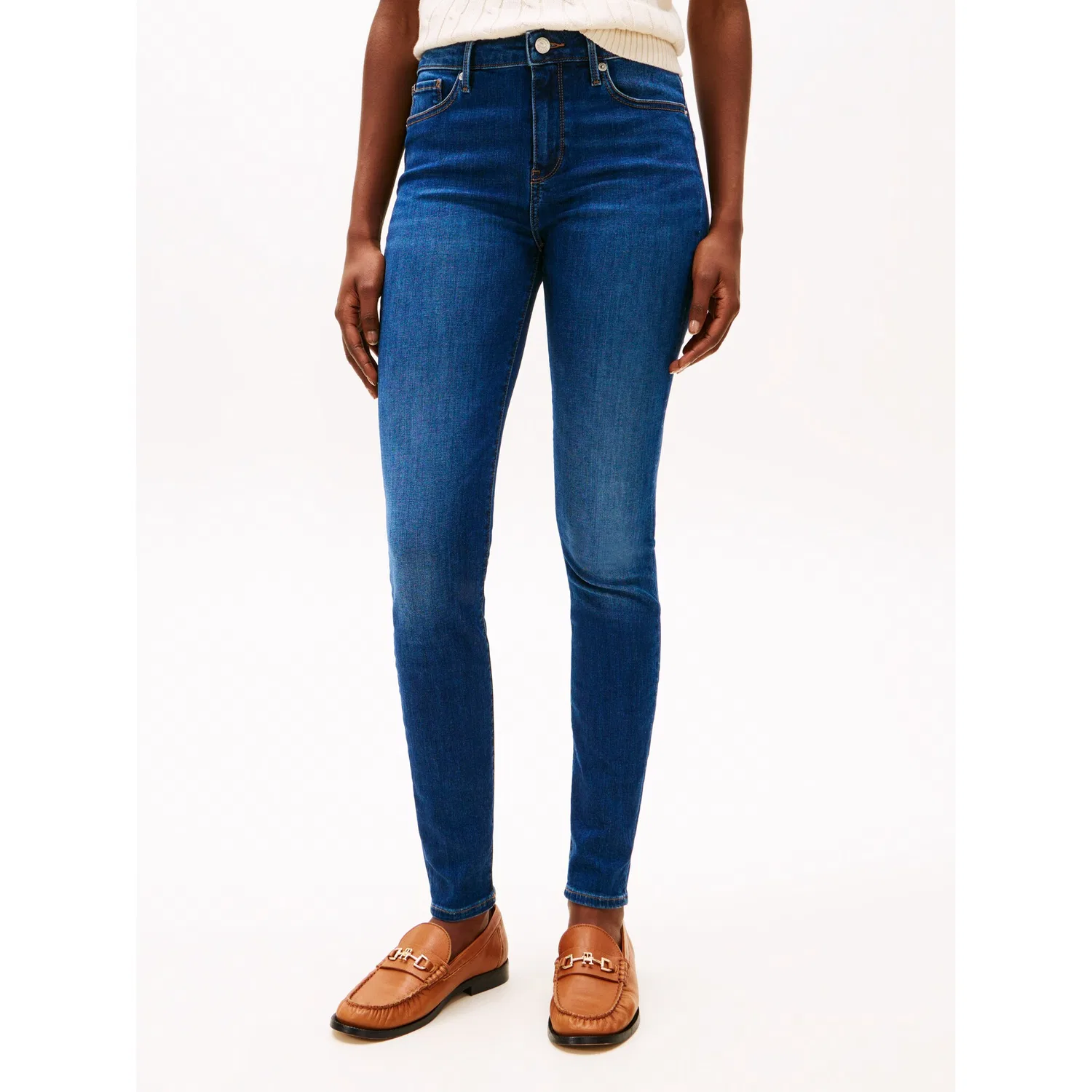 Женские облегающие джинсы скинни COMO Skinny RW ACE Tommy Hilfiger, Blue