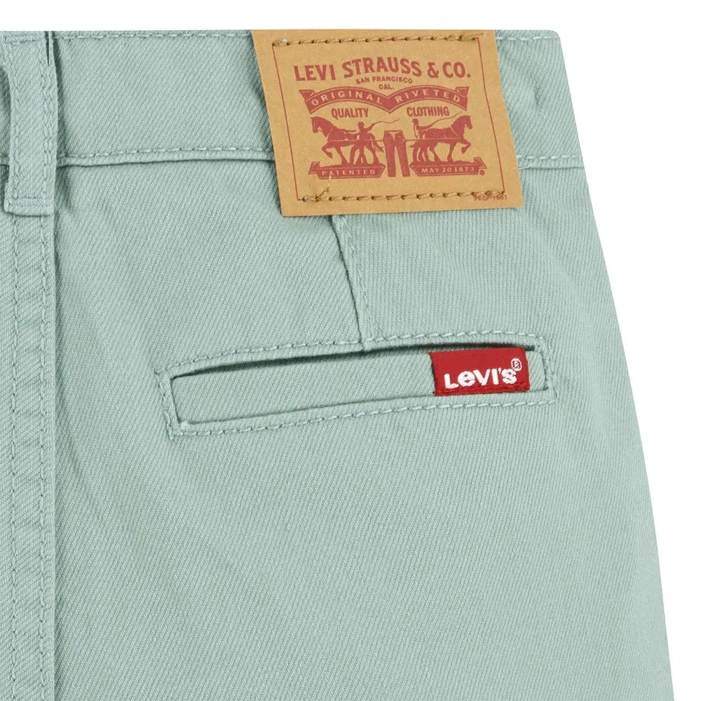 Детские брюки карго для девочек с принтом Levi's, Green — фото 4