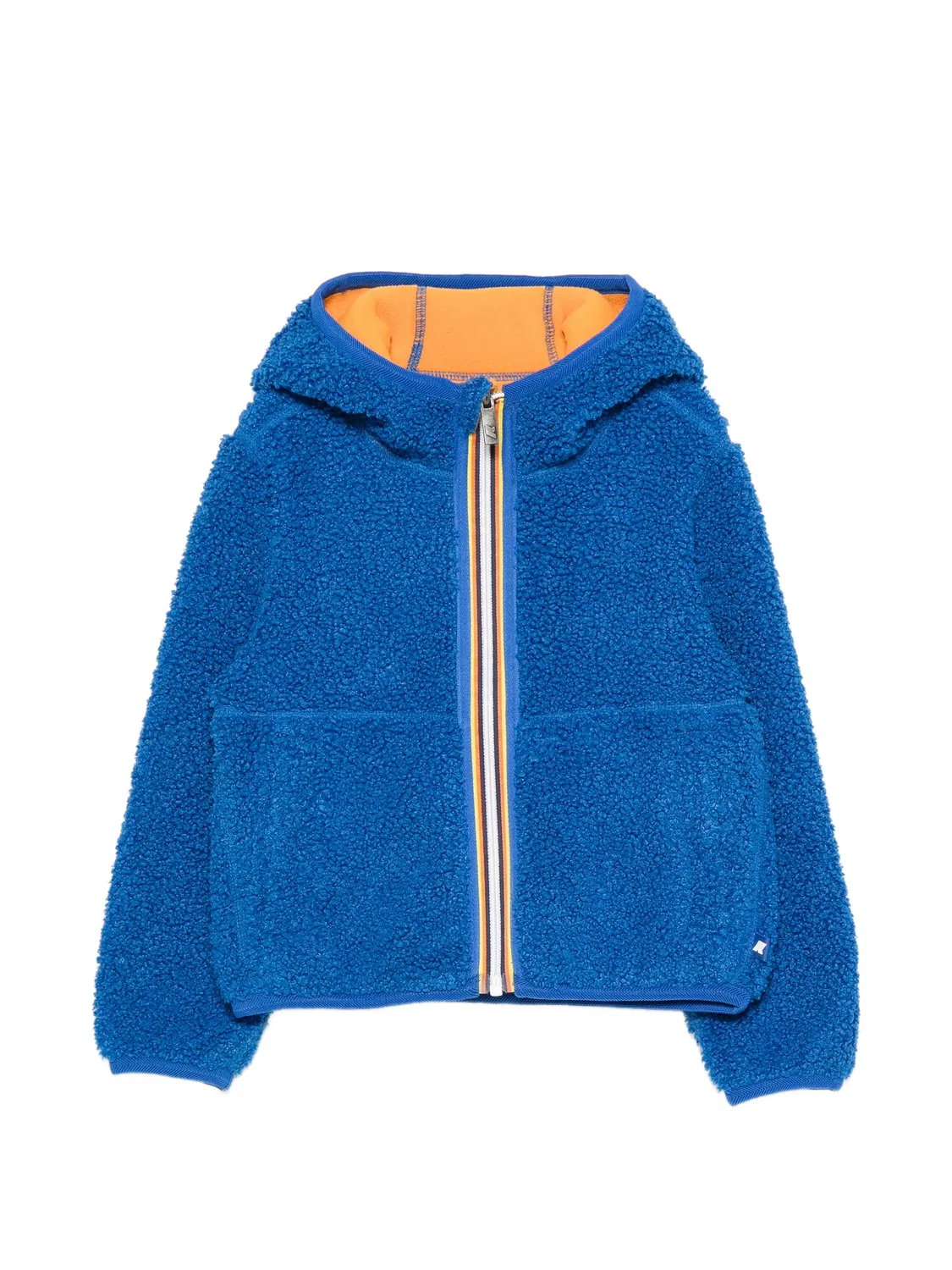 Флисовая куртка с капюшоном K Way Kids, синий