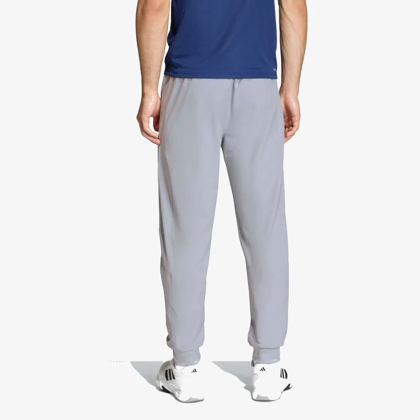 Штаны спортивные с технологией Climacool Adidas, серебристый — фото 3