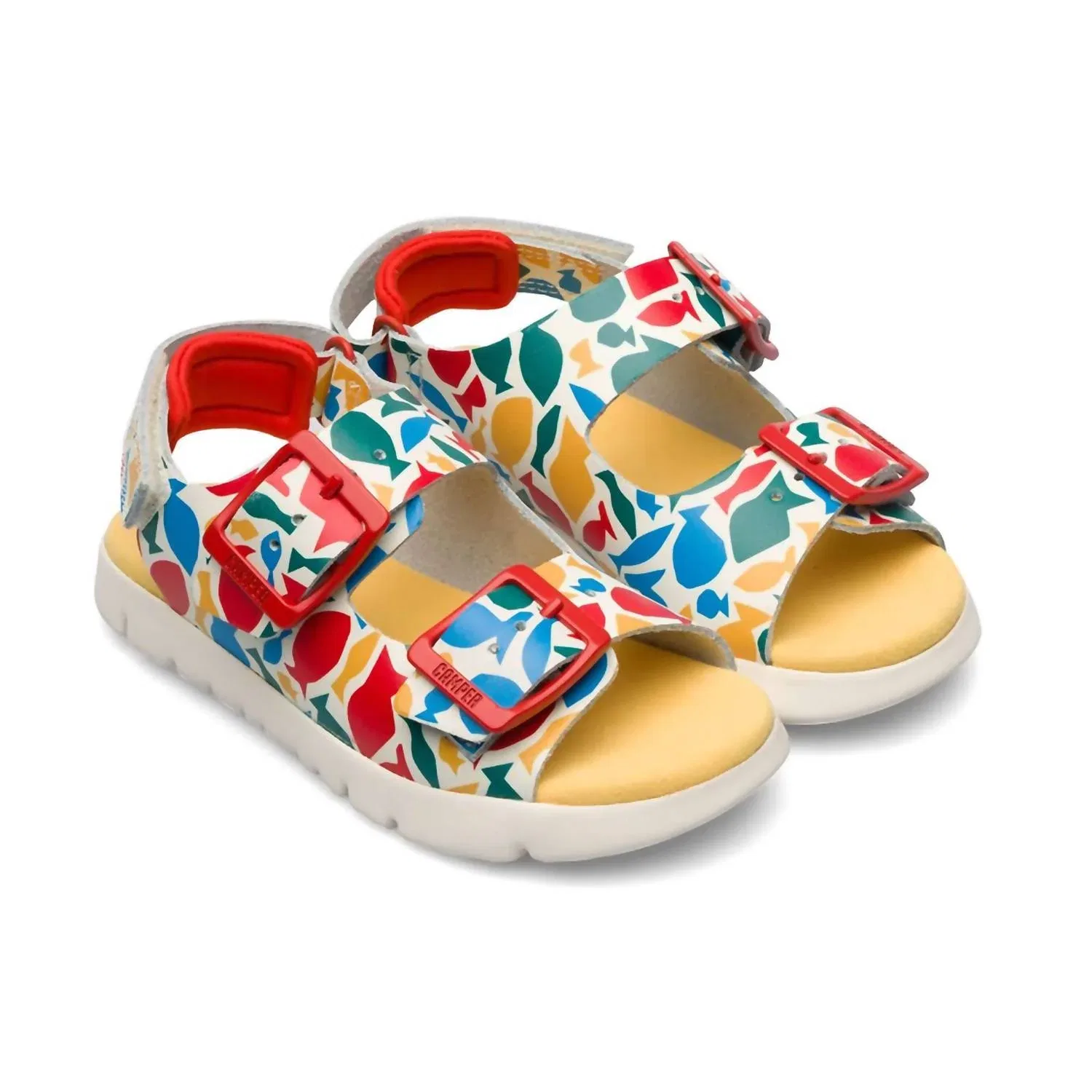 Детские сандалии с открытым носом Oruga Sandal Camper, мультиколор