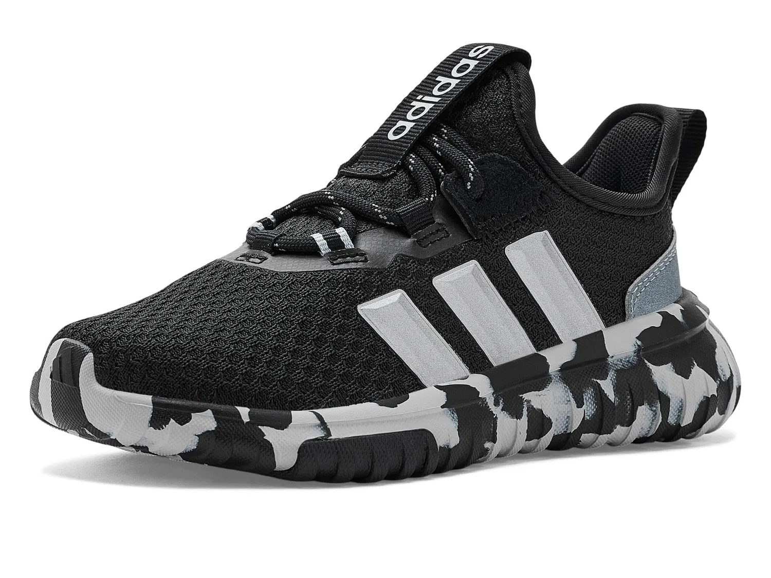 Кроссовки Kaptir 4.0 (для маленьких и больших детей) Adidas Kids, Black/Tech Grey Metallic/Grey
