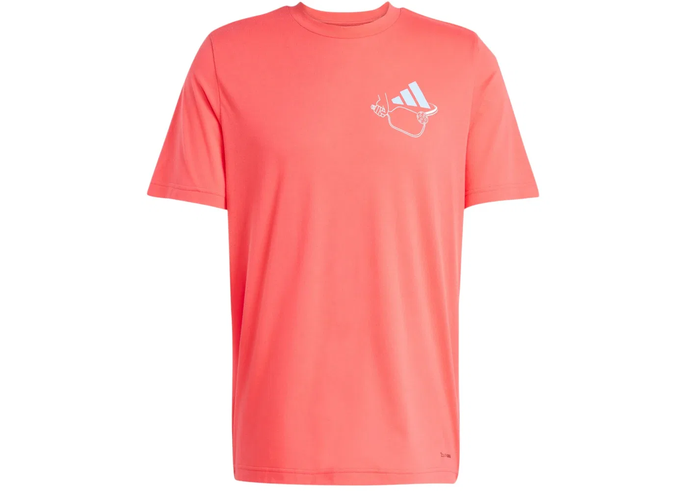 Мужская футболка с принтом Pickleball Served Adidas, цвет Semi Lucid Red