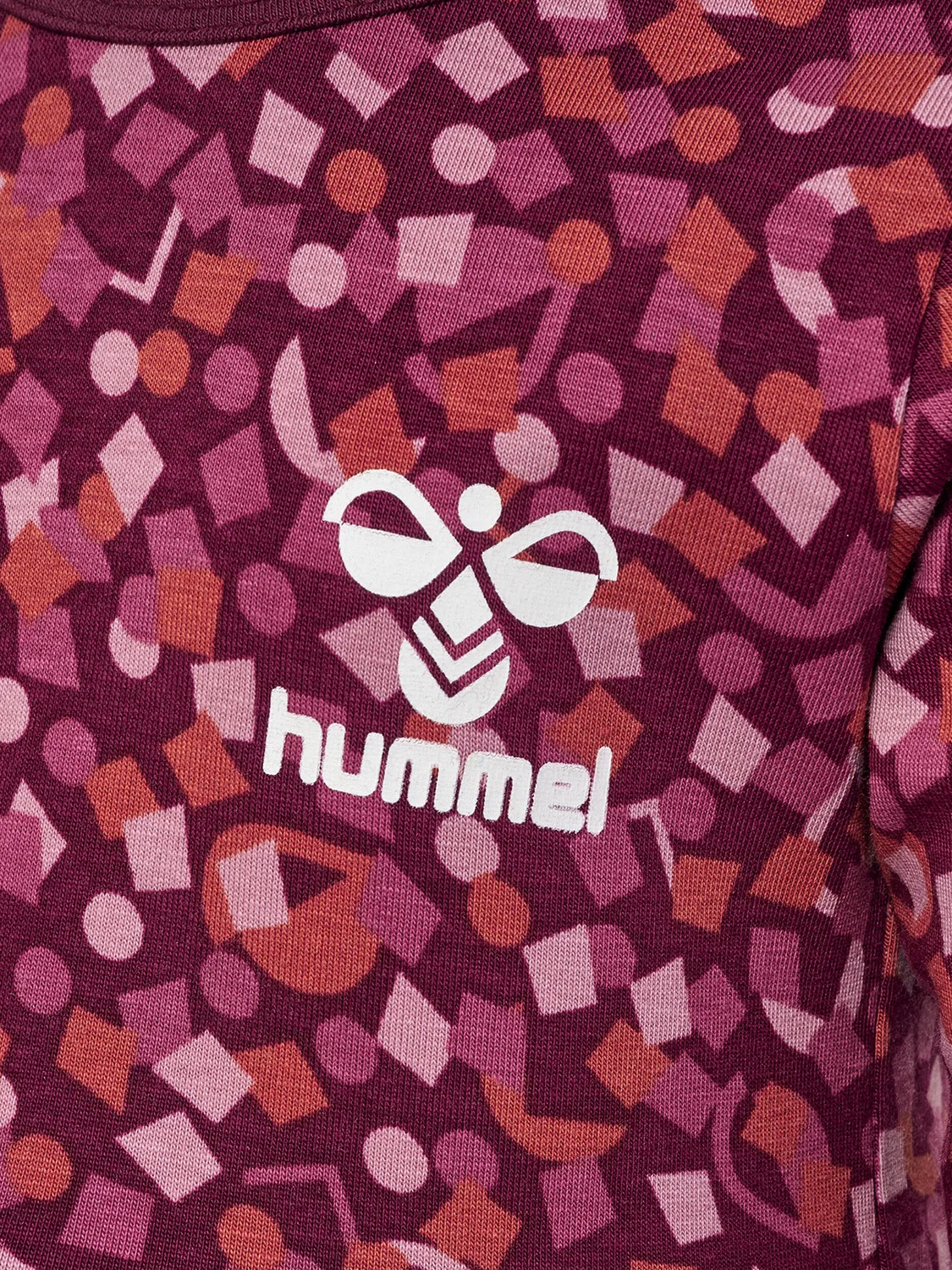 Детское платье с длинным рукавом Hmlconfetti Hummel, Konigliches Rot — фото 3