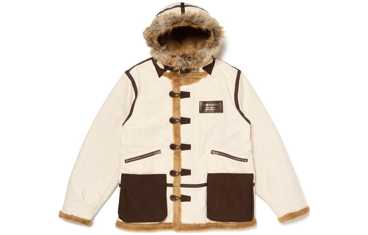

Коллекция осень/зима FW23 Пальто унисекс светло-коричневый Human Made