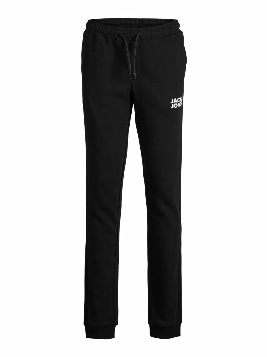 Детские зауженные брюки 'JJIGORDON' черного цвета Jack & Jones Junior